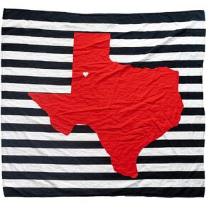 TWIG & BALE Lubbock Texas Tech Baby Blanket Organic Cotton Muslin Swaddle Blanket - 47" x 43" - Fans of Texas Tech Baby Gift for Boys Girls Newborn Receiving Blankets in Kuwait