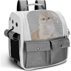 Breathable Cat Carrier Foldable Bubble Backpack for tMedium Cat Small Dog up to 15lbs Travel Hiking Transparent Pet Carrier in Kuwait