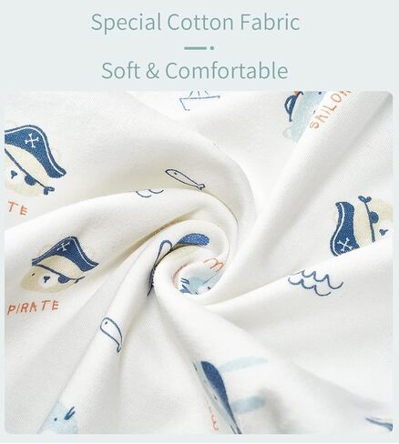مجموعة بطانية نيركوي للأطفال، كيس قماط قطن 100% مع قبعات، كيس نوم قابل للتعديل، حقيبة نوم للأطفال حديثي الولادة (فلامنغو، M) in Kuwait