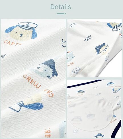 مجموعة بطانية نيركوي للأطفال، كيس قماط قطن 100% مع قبعات، كيس نوم قابل للتعديل، حقيبة نوم للأطفال حديثي الولادة (فلامنغو، M) in Kuwait