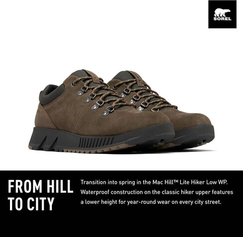 أحذية رياضية منخفضة مقاومة للماء للرجال من Sorel Mac Hill Lite Hiker in Saudi Arabia