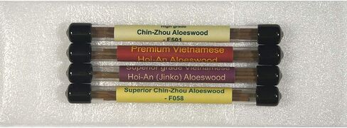 [Bosen] Aloeswood Incense Sample Pack #3-4 Tubes Set-[High Grade Chin-Zhou+Premium Hoi-an+Superior Hoi-an+Superior Chin-Zhou Aloeswood]-AIS433 in Saudi Arabia