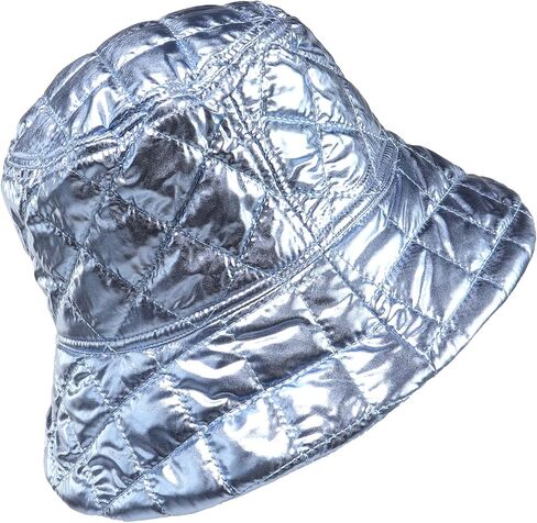 Pilipala المرأة الشتاء قبعة بحافة لامعة معدنية عكسها الدافئة الصيد Boonie موضة واسعة حافة قبعة للجنسين in Kuwait