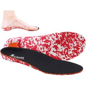 Everhealth Supportive Insoles Plantar Fasciitis Shoe Insole Inserts for Men Women, Flat Feet Heel Pain Metatarsal Over Pronation Orthotic Insoles, Arch Support Insole for Walking Running Hiking in Kuwait