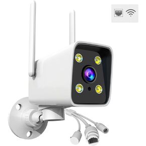 5MP Wireless Security Camera Outdoor - AI Auto Tracking Home WiFi Camera with Two Way Talk, PTZ, Color Night Vision, 24/7 Recording Monitor System for Indoor Outdoor Surveillance in Kuwait