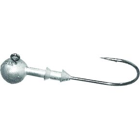 Gamakatsu 500412-1/4 Round 26 Jighead Sz2/0 NS, Black, 5-Pack