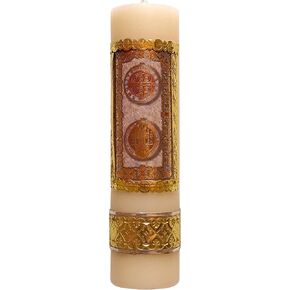 San Benedict Shield Candle Protection Unique Vela de San Benito