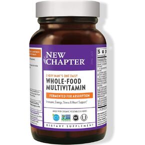 New Chapter، فيتامينات متعددة غذائية كاملة يومية لكل رجل، 30 قطعة in Kuwait