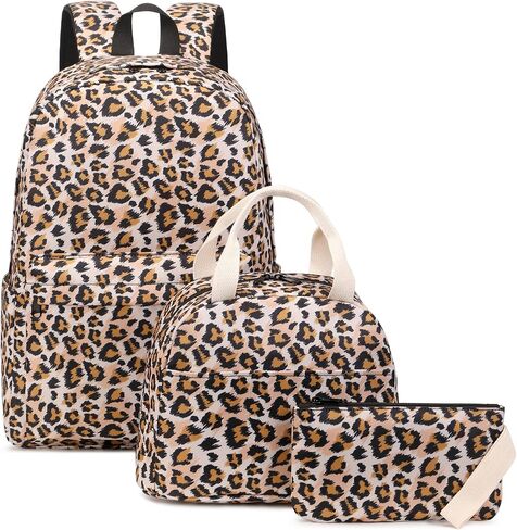 Kouxunt Girls School Backpacks for Kids Teens, 3-in-1 School Bag Bookbags Set with Lunch Bag Pencil Case in Saudi Arabia