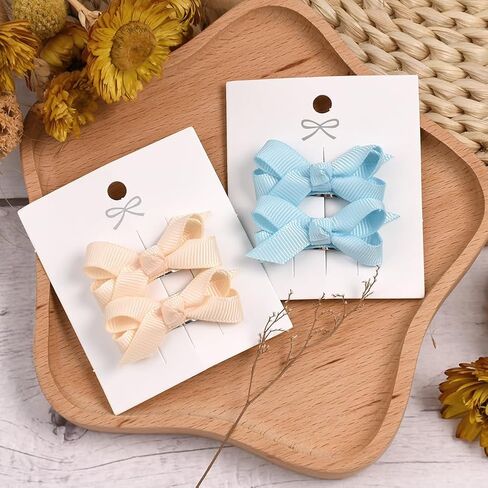 مشابك صغيرة من رؤيا لشعر الأطفال الناعم، مشابك شعر للأطفال، أقواس صغيرة للرضع، إكسسوارات شعر للفتيات الصغيرات، مشابك شعر لحديثي الولادة، 20 قطعة شعر (B-20 قطعة) in Kuwait