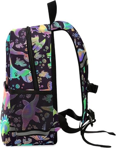 Rainbow Dinosaurs Toddler Backpack for Kids Boy Girls Age 3-6, Preschool Mini Backpack with Leash in Saudi Arabia