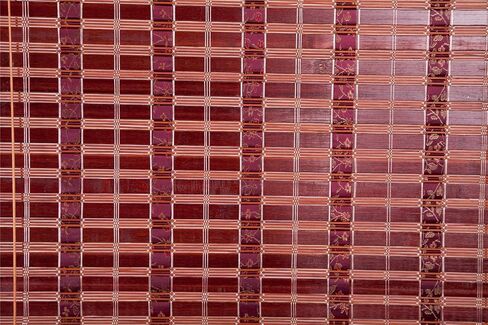 ستائر نوافذ من الخيزران الطبيعي من آسيان هوم، ستائر للشمس باللون العنابي WB-SUN319 (W72 X H72) in Kuwait