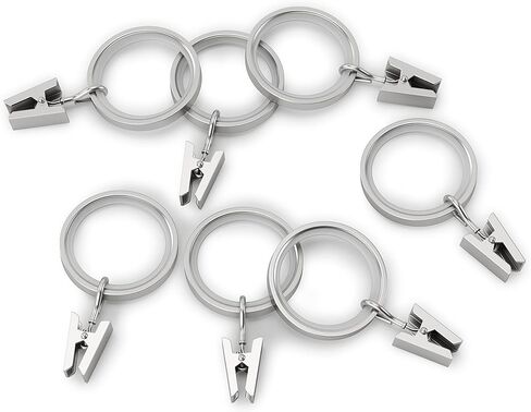 Umbra Cappa Drapery Clip Rings, Small, Nickel/Steel in Saudi Arabia