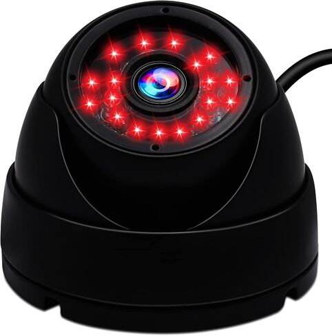 كاميرا ALPCAM USB مقاومة للماء بقبة USB وكاميرا ويب للرؤية الليلية مع 24 قطعة من مصابيح LED بالأشعة تحت الحمراء، وكاميرا أمان للمنزل، وكاميرا USB عالية الدقة 720 بكسل مع عدسة 3.6 ملم تعمل بالأشعة تحت الحمراء لنظام التشغيل Windows Mac Linux Android in Kuwait