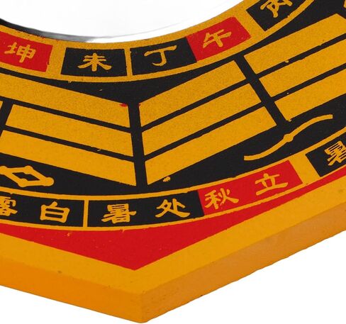 HEEPDD Bagua Mirror, 8in Traditional Chinese Feng Shui Bagua Mirror Convex Chinese Feng Shui Decoration Alloy Bagua Mirror for Home Business Lucky in Saudi Arabia