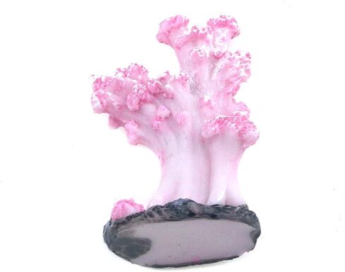 Semetall 2Pcs Sea Coral Aquarium Ornament, Artificial Sea Coral Plants Decorations for Fish Tank and Aquarium(Pink) in Saudi Arabia