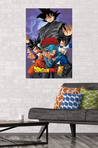 Trends International Dragon Ball: Super - VIllain Wall Poster, 22.375" x 34", Poster & Mount Bundle in Saudi Arabia