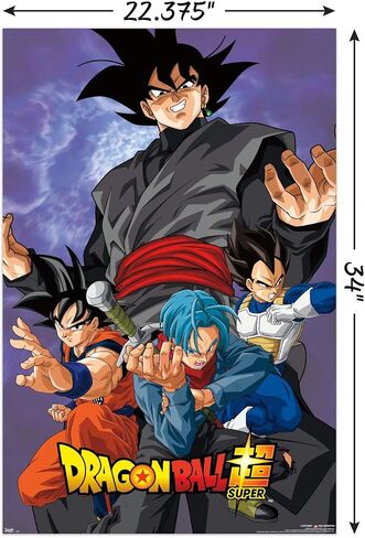 Trends International Dragon Ball: Super - VIllain Wall Poster, 22.375" x 34", Poster & Mount Bundle in Saudi Arabia