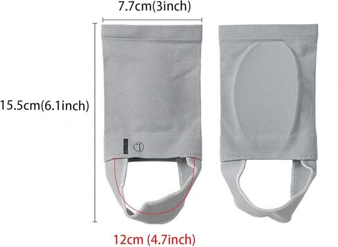 2pair Arch Support Wraps Arch Support Compression Sleeves Fasciitis Braces for Fallen Arches For Men And Women Foot Relief Cushion（Grey） in Kuwait