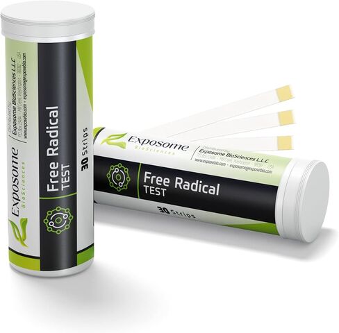 Free Radical Test Strips (30 Pack): Test The Adequacy of antioxidants in Your Body: High Free Radicals Indicate Low Antioxidants. Low Free Radicals Fight Cell Damage, and Slow Down Aging. in Kuwait