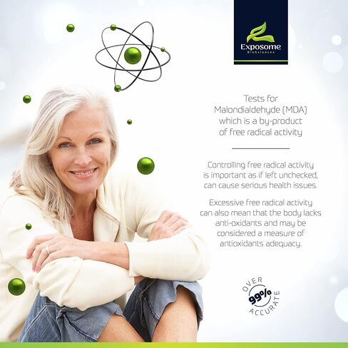 Free Radical Test Strips (30 Pack): Test The Adequacy of antioxidants in Your Body: High Free Radicals Indicate Low Antioxidants. Low Free Radicals Fight Cell Damage, and Slow Down Aging. in Kuwait