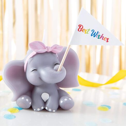 Cute Baby Elephant for Birthday Party Baby Shower and Wedding Favor (Baby Girl) in Saudi Arabia