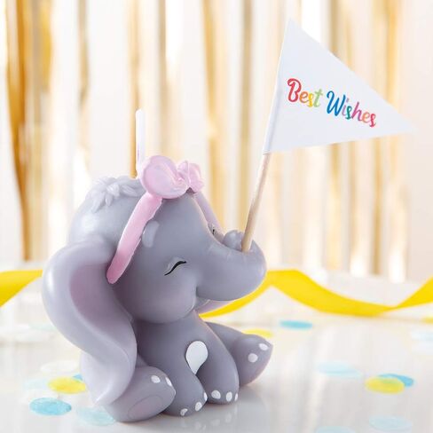 Cute Baby Elephant for Birthday Party Baby Shower and Wedding Favor (Baby Girl) in Saudi Arabia