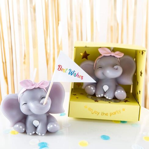 Cute Baby Elephant for Birthday Party Baby Shower and Wedding Favor (Baby Girl) in Saudi Arabia