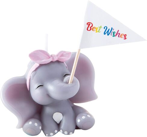 Cute Baby Elephant for Birthday Party Baby Shower and Wedding Favor (Baby Girl) in Saudi Arabia