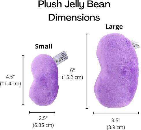 Midlee Jelly Bean Easter Dog Toy- Set of 4 (Small) in Saudi Arabia