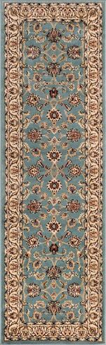 Well Woven Barclay Collection Sarouk Red 2x7 Runner Rug - for Hallways, Kitchens, and Entryways in Saudi Arabia