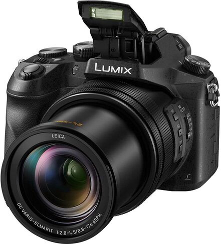 Panasonic Lumix DMC-FZ2500 Digital Camera (DMC-FZ2500) - Bundle - with 64GB Memory Card + DMW-BLC12 Battery + Digital Flash + Soft Bag + 12" Flexible Tripod + Cleaning Set + More (Renewed) in Saudi Arabia
