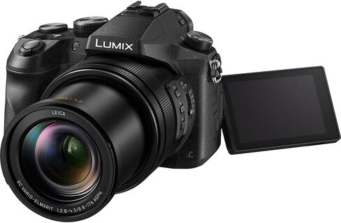Panasonic Lumix DMC-FZ2500 Digital Camera (DMC-FZ2500) - Bundle - with 64GB Memory Card + DMW-BLC12 Battery + Digital Flash + Soft Bag + 12" Flexible Tripod + Cleaning Set + More (Renewed) in Saudi Arabia