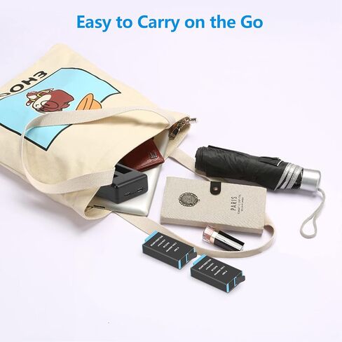 بطاريات REYTRIC مُحدثة مكونة من عبوتين لكاميرا GoPro Max 360 مع شاحن USB ثنائي القناة متوافق مع GoPro Max 360 ACDBD-001، بطارية ACBAT-001 in Kuwait