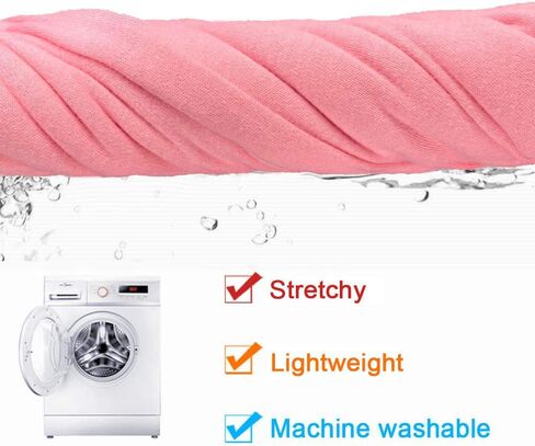 مجموعة قماط وعصابة رأس لحديثي الولادة من OWLOWLA مجموعة قماط قطن جيرسي تلقي بطانية للأطفال الأولاد والبنات (مرجاني) in Kuwait