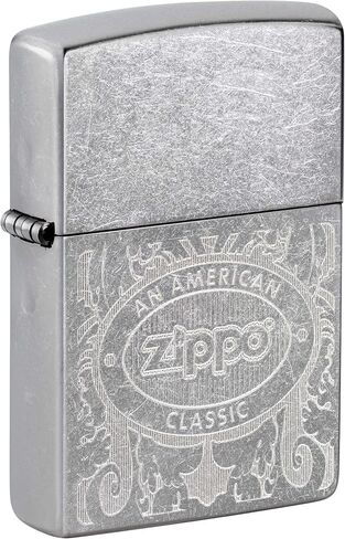 Zippo Lighter, Zippo, an American Classic, Engraved - Street Chrome 81072 in Saudi Arabia