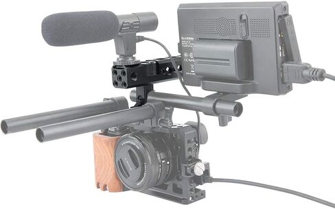 NICEYRIG NATO Handle with Quick Release Safety Rail 70mm, 15mm Rail Block DSLR Camera Cage Top Grip Handgrip Applicable for Sony A7SIII /A7RIV/A7RIII/A7III/A7II in Saudi Arabia