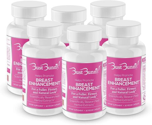 Breast Enhancement Pills - Vegan Friendly - 3 Month Supply | #1 Natural Way to a Fuller, Firmer Look by BUST BUNNY in Saudi Arabia