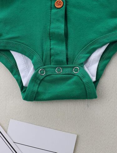 طقم ملابس KANGKANG St Patricks Day Baby Boy + رومبير أخضر + Lucky Pants 3Pcs in Kuwait