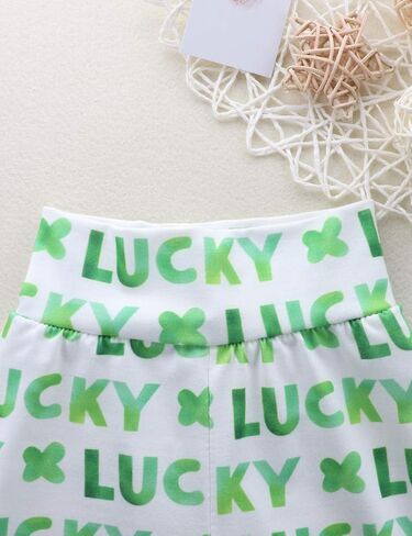 طقم ملابس KANGKANG St Patricks Day Baby Boy + رومبير أخضر + Lucky Pants 3Pcs in Kuwait