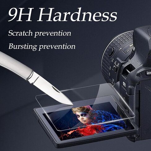 واقي شاشة ZLMC EOS R7 لكاميرا Canon EOS R7، واقي شاشة زجاجي مقوى EOSR7 9H من الحافة إلى الحافة [3 عبوات] in Kuwait