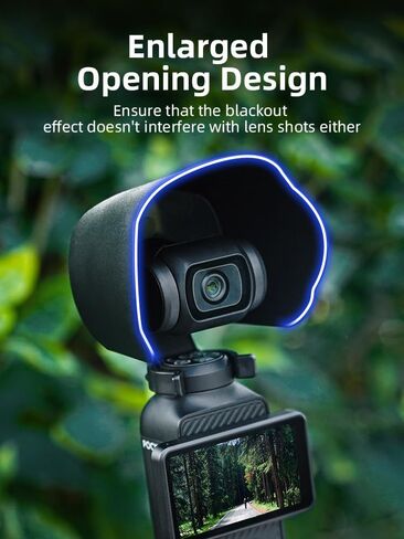 غطاء حماية من الشمس لعدسة الكاميرا من JIJIMICO لـ DJI Osmo Pocket 3 غطاء عدسة مضاد للوهج واقي عدسة ظلة غطاء حماية لـ Osmo Pocket 3 ملحقات الكاميرا in Kuwait