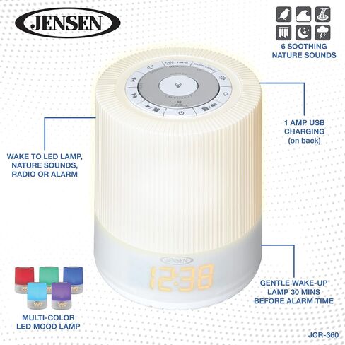 Mood LAMP Digital Dual Alarm Clock Radio in Saudi Arabia