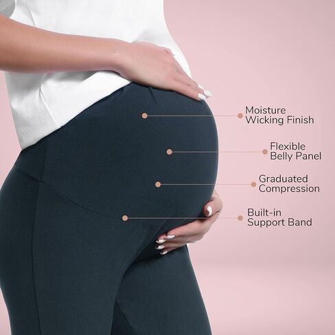 طماق الأمومة LUOWAN تمتد بطول كامل يجب أن يكون لديك سراويل حمل ناعمة in Kuwait