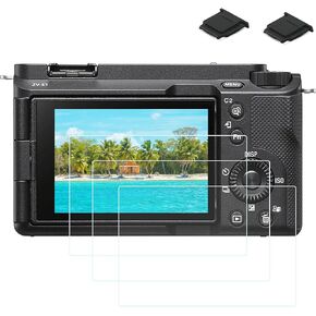 PCTC A7C II A6700 ZV-E1 Screen Protector for Sony Alpha A7C II 7C II A7CII A7CR A6700 6700 ZV-E1 ZVE1 Camera [3+2 Pack] 0.3mm 9H Hardness Tempered Glass Film, Anti-Scrach Anti-Fingerprint Anti-Bubble in Saudi Arabia