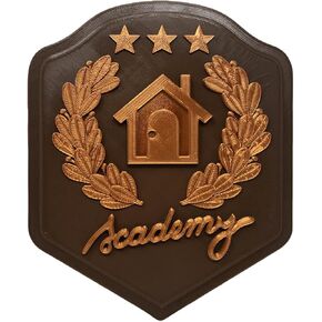 لوحة MunnyGrubbers - لوحة HHA - لوحة Happy Home Academy Style - قابلة للتعليق تأتي مع برغي - أثاث ديكور على طراز عبور الحيوانات - (ذهبي) in Saudi Arabia