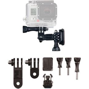 Action Mount Helmet with 3-Way Pivots for Popular Sports Camera, or other Action Mount products. Flat & Curved. in Kuwait