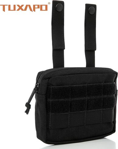 شنطة صغيرة تكتيكية من توكسابو، شنطة ادارية بحزام للاستخدام اليومي مع سحاب، مقاس 6.4×1.6×6 انش in Kuwait
