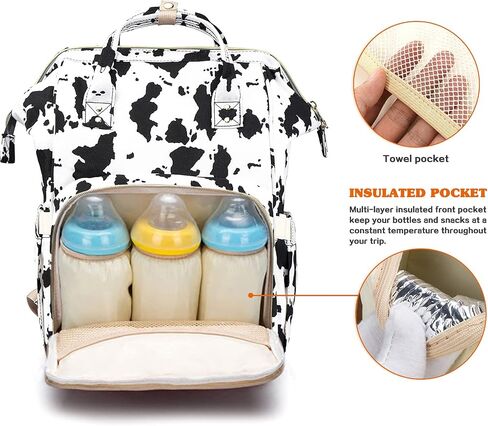 Diaper Bag Backpack for Mom & Dad, Multifunction Waterproof Baby Changing Bags, Large Nappy Bag Backpack in Saudi Arabia