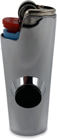 Spinner Lighter Case - Silver in Saudi Arabia